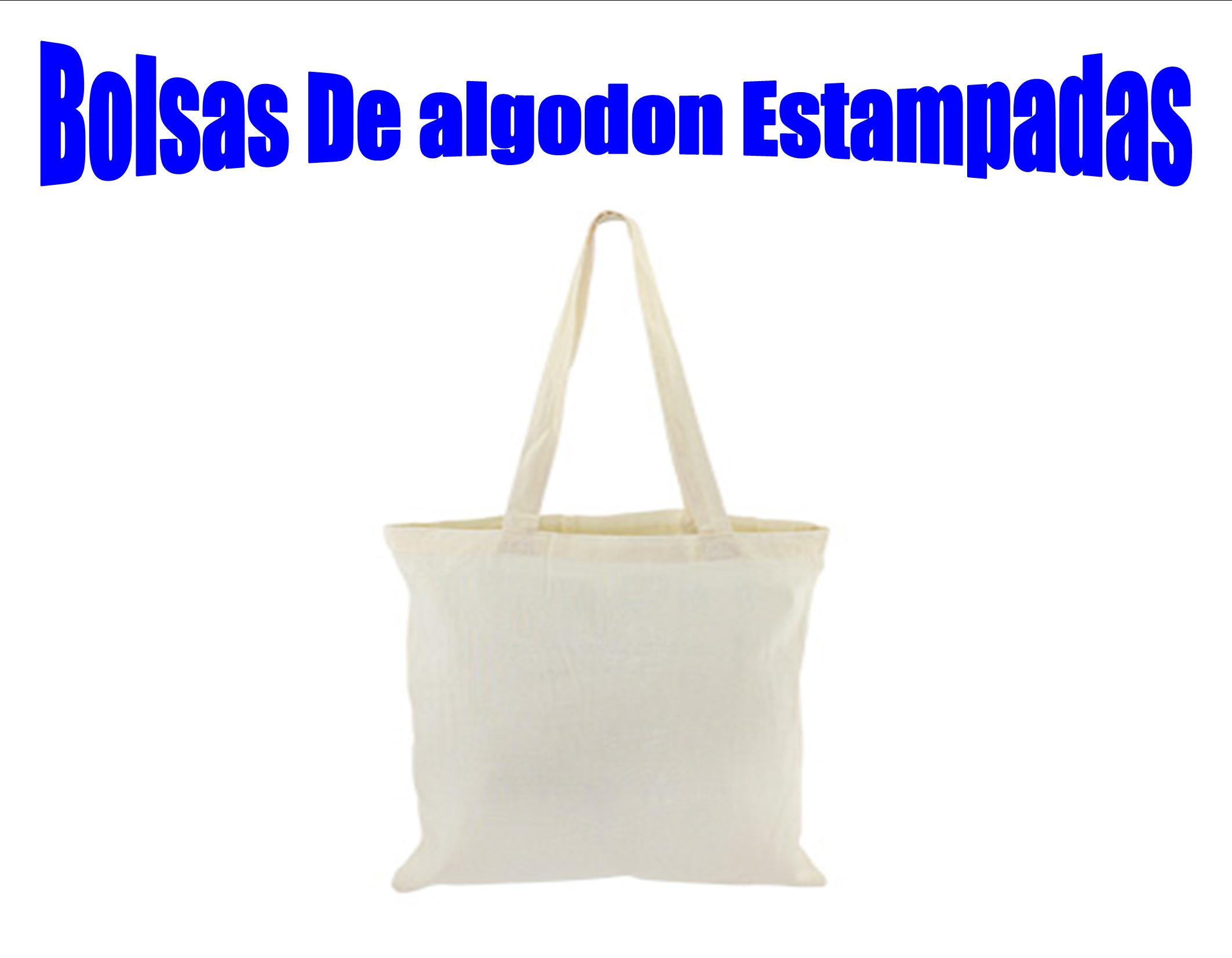 bolsa de algodon blanca 39x39x19