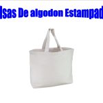 bolsa de algodon colores 25 x 30