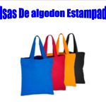 bolsa de algodon colores 37x43
